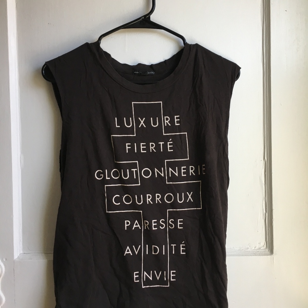 Urban Outfitters | Truly Madly Deeply 7 sins tank